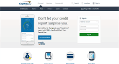 Desktop Screenshot of capitalone.com
