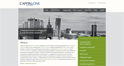 Desktop Screenshot of capitalone.pl