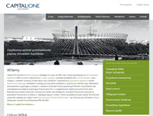 Tablet Screenshot of capitalone.pl